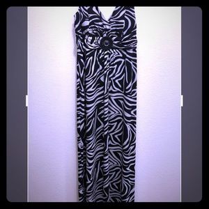 🌻 Animal print long maxi dress